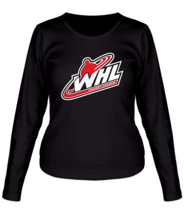 Женская футболка длинный рукав WHL - Hockey League