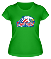 Женская футболка HC Saginaw Spirit фото