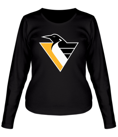 Женская футболка длинный рукав HC Pittsburgh Penguins