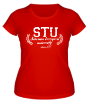 Женская футболка СГУПС Сибирский государственный университет путей сообщения фото