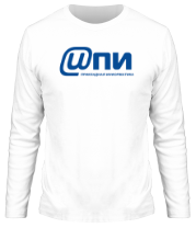 Мужская футболка длинный рукав НГУЭУ Институт прикладной информатики фото