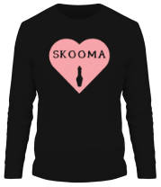 Мужская футболка длинный рукав Love skooma фото