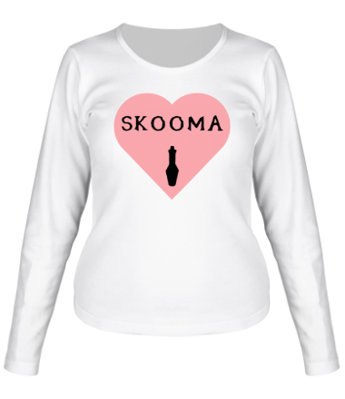 Женская футболка длинный рукав Love skooma