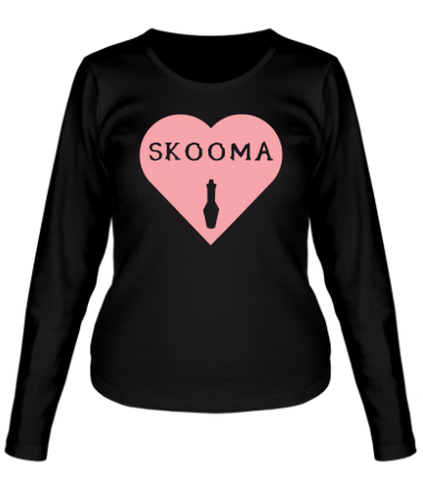 Женская футболка длинный рукав Love skooma