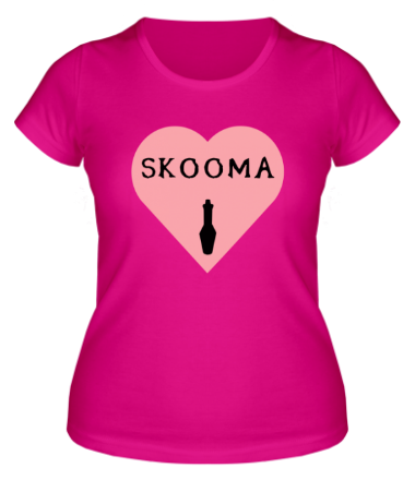Женская футболка Love skooma