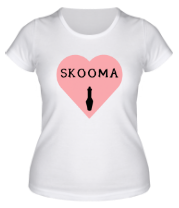Женская футболка Love skooma фото