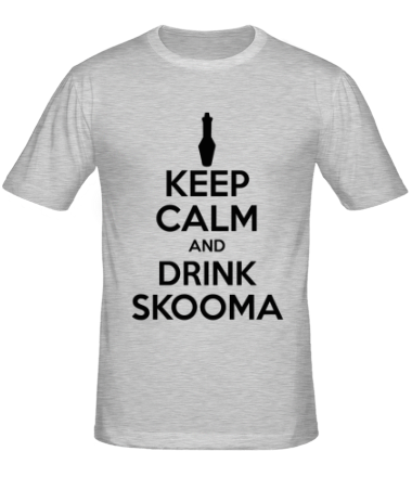 Мужская футболка Keep calm and drink skooma