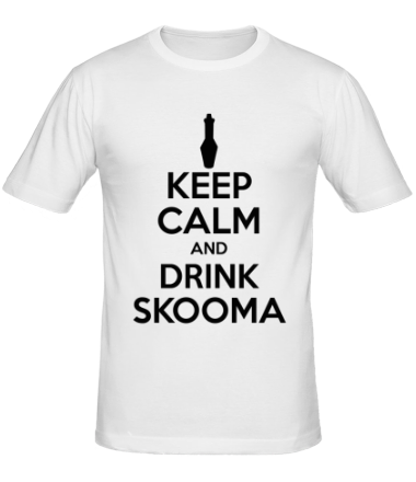 Мужская футболка Keep calm and drink skooma