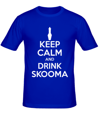 Мужская футболка Keep calm and drink skooma