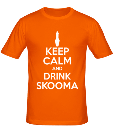 Мужская футболка Keep calm and drink skooma