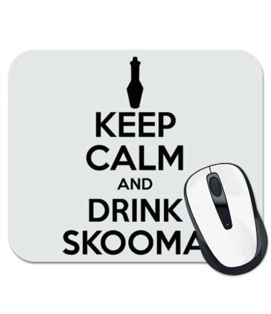Коврик для мыши Keep calm and drink skooma
