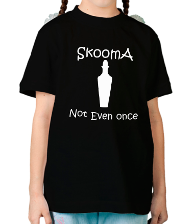 Детская футболка Skooma, not even once