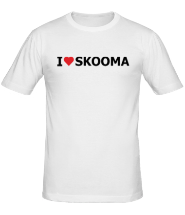 Мужская футболка I love skooma