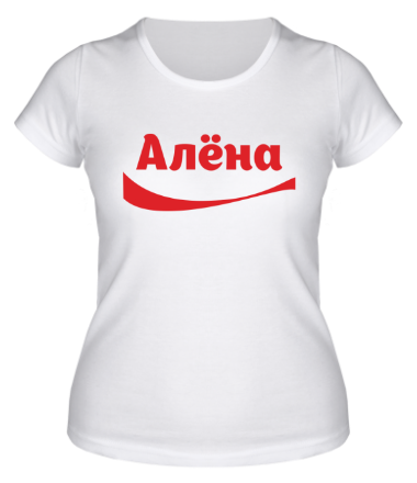 Женская футболка Алена