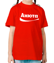 Детская футболка Анюта фото