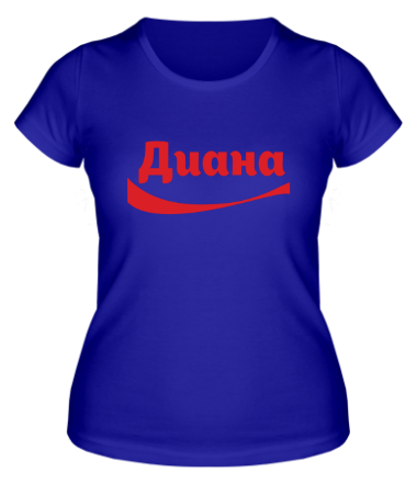 Женская футболка Диана