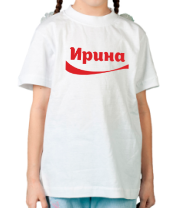 Детская футболка Ирина фото