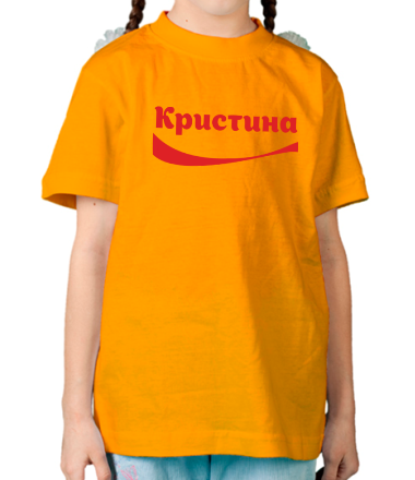 Детская футболка Кристина