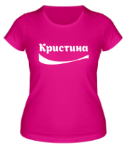 Женская футболка Кристина фото