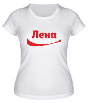 Женская футболка Лена фото