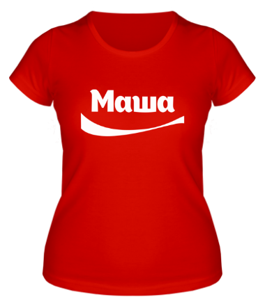 Женская футболка Маша