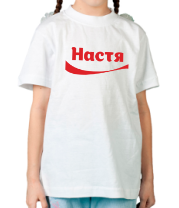 Детская футболка Настя фото