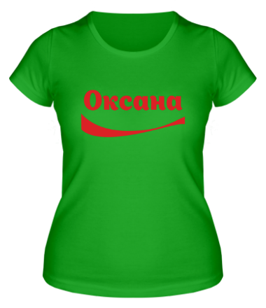 Женская футболка Оксана