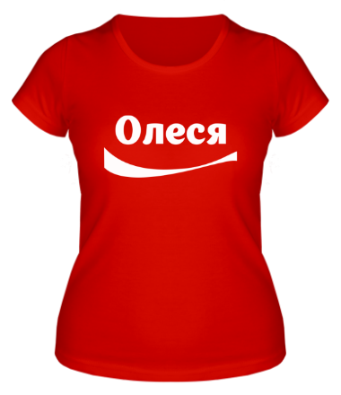 Женская футболка Олеся