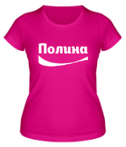 Женская футболка Полина фото