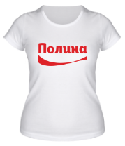 Женская футболка Полина фото