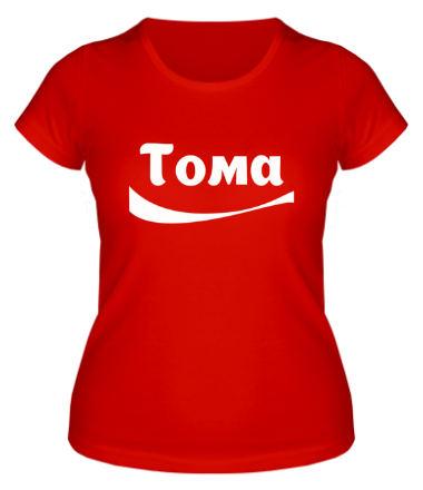 Женская футболка Тома