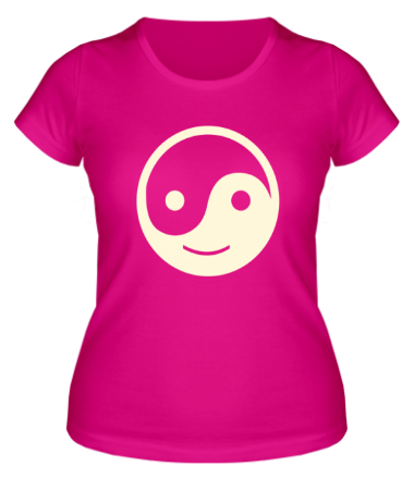 Женская футболка Веселый Инь Янь (свет)