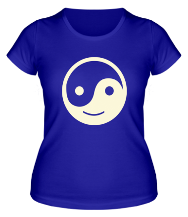 Женская футболка Веселый Инь Янь (свет)