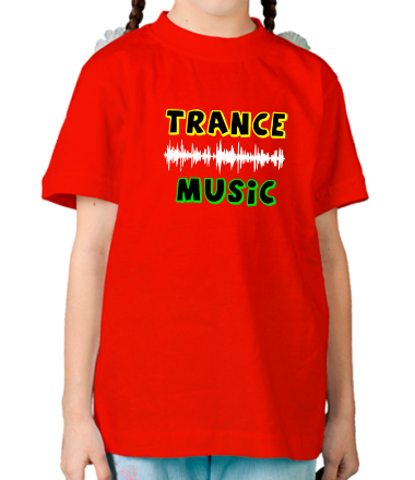 Детская футболка Trance music