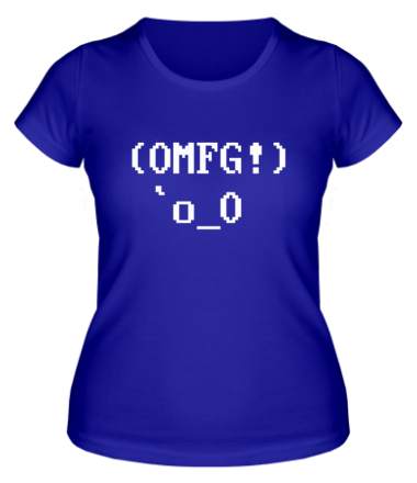 Женская футболка OMFG