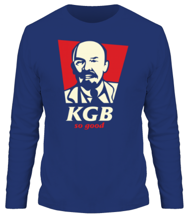 Мужская футболка длинный рукав KGB - So Good (Glow)