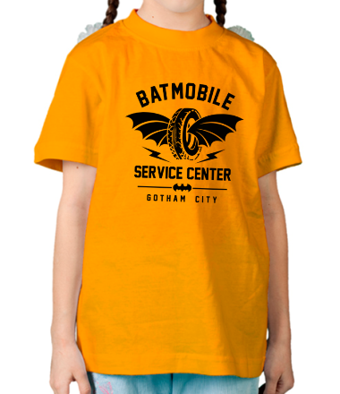 Детская футболка Batmobile Service Center