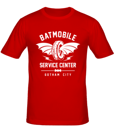 Мужская футболка Batmobile Service Center