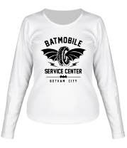 Женская футболка длинный рукав Batmobile Service Center фото