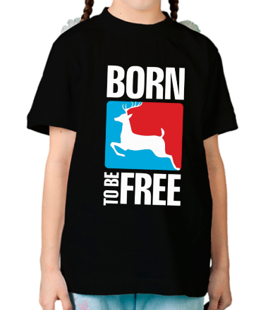 Детская футболка Born to be free