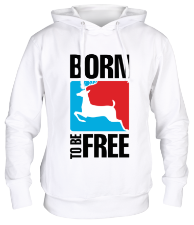 Толстовка худи Born to be free