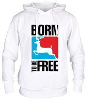 Толстовка худи Born to be free фото