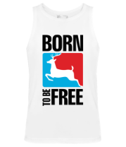 Мужская майка Born to be free фото