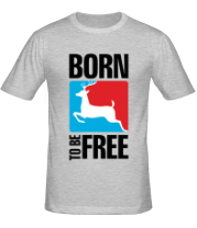 Мужская футболка Born to be free фото