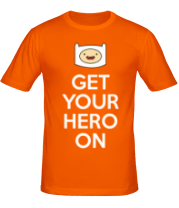 Мужская футболка Get your hero on фото