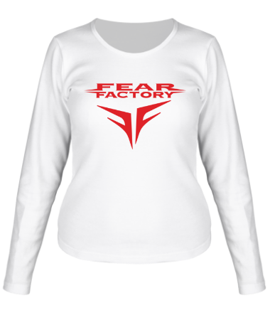 Женская футболка длинный рукав Fear Factory