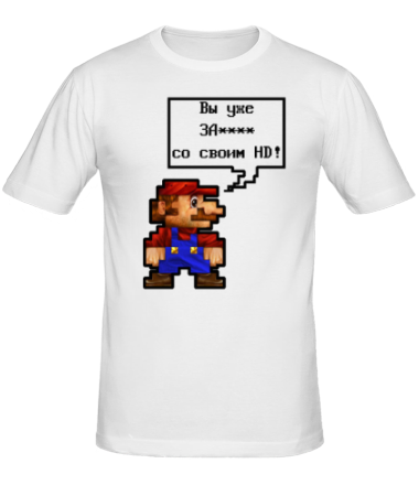 Мужская футболка Mario HD