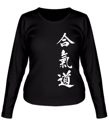 Женская футболка длинный рукав Тхэквондо