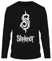 Мужская футболка длинный рукав Slipknot (logo) фото