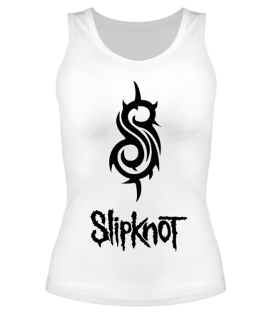 Женская майка борцовка Slipknot (logo)